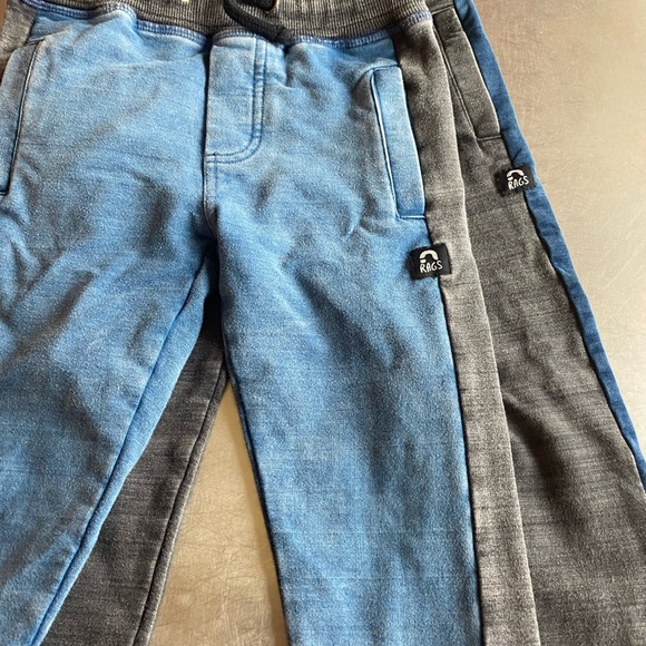 Two like new boys girls neutral Rags brand pull on jeans!RV42 plus tax per pair - Picture 1 of 6